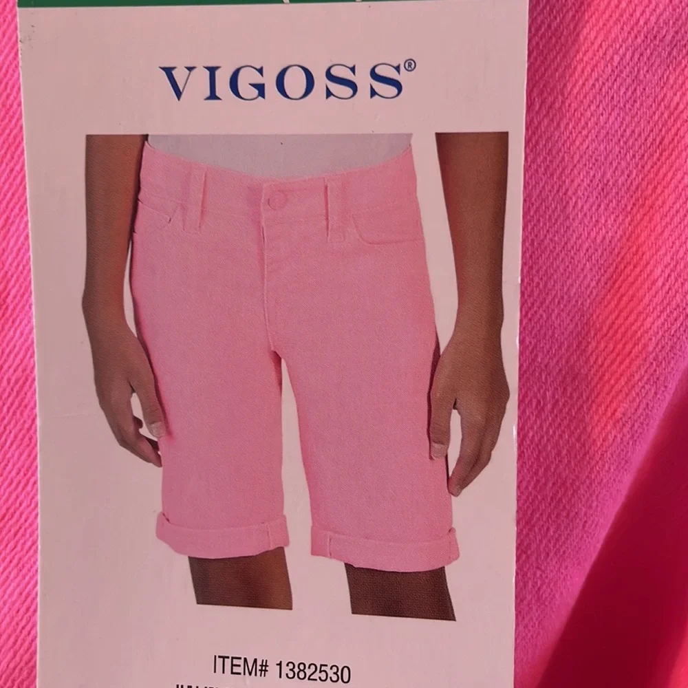 Vigoss pink girls Bermuda shorts XS 5-6